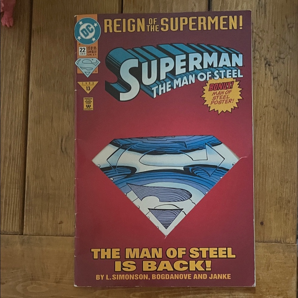 Superman The Man of Steel Comic Book